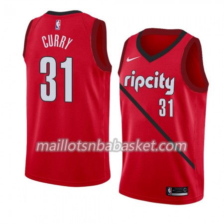Maillot Homme Portland Trail Blazers Seth Curry 31 2018-19 Nike Rouge Swingman
